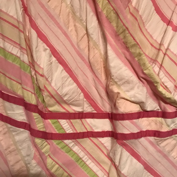 Paraphrase Pink Striped Sleeveless Dress - Picture 3 of 6